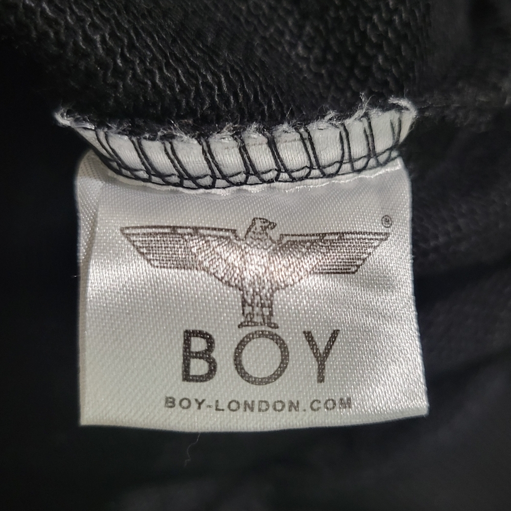 Boy London Boy Eagle Scribble Sweatshirt  Size Sm Black‎ White Minor Callouts - Picture 10 of 11